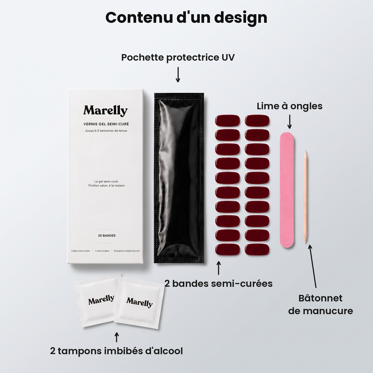 Contenu d'un design Marelly